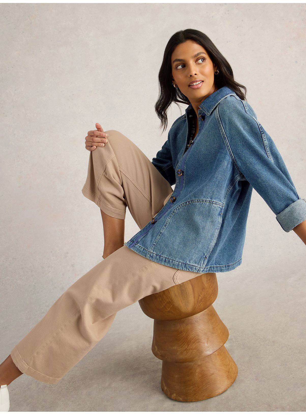 WHITE STUFF Eden Denim Jacket 14 - Image 3